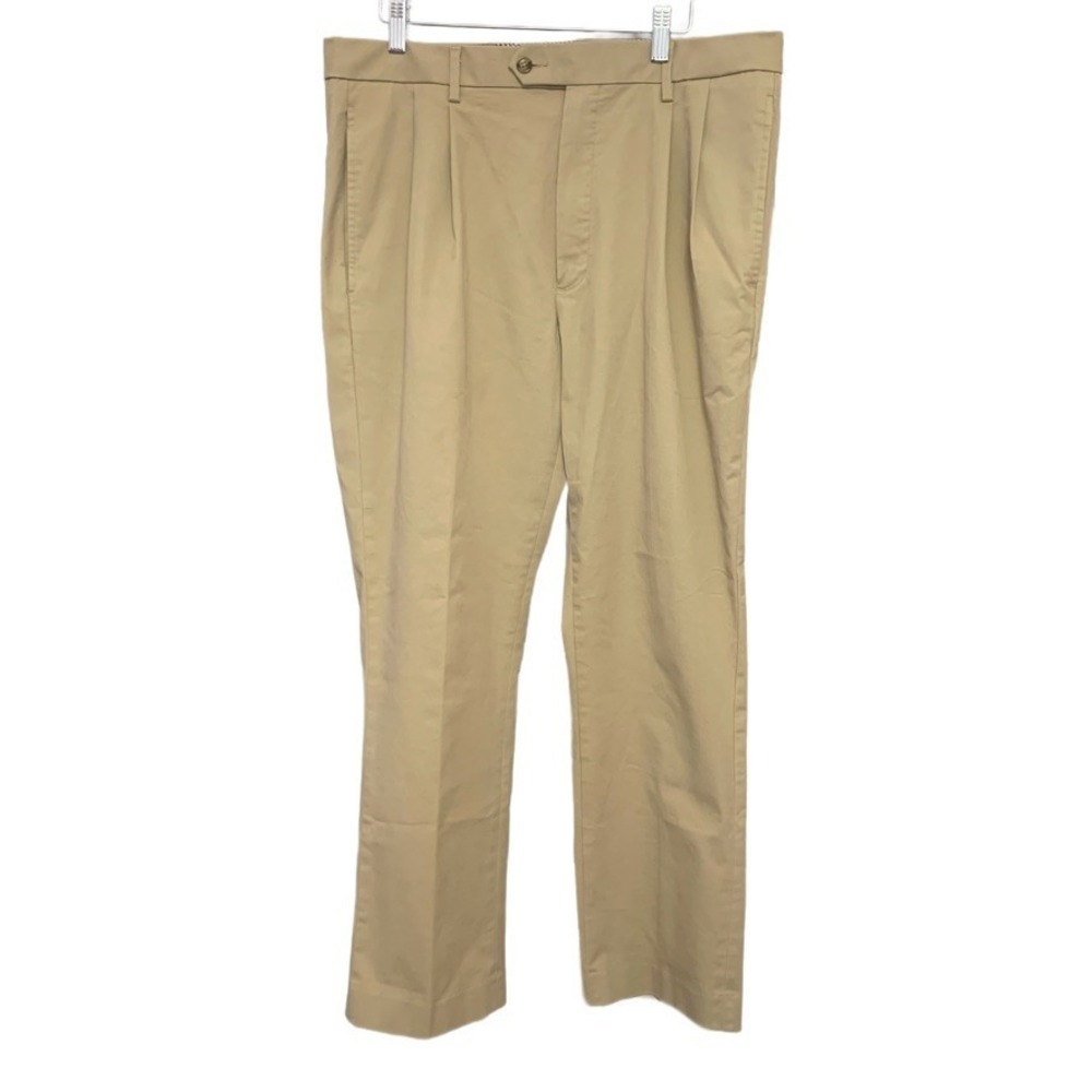 Daniel Cremieux Signature Collection Men's Pleated Chino Pants Slacks 35x30‎